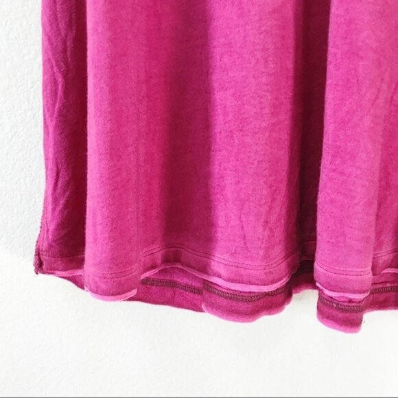 Free People Amelia T-Strap Tank Raspberry Size XS - Picture 7 of 8